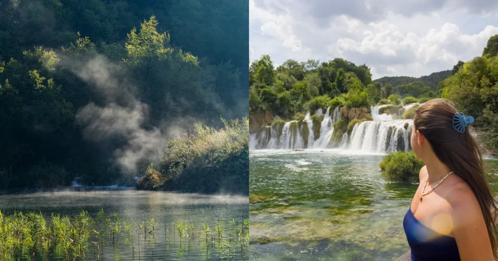 Krka and Plitvice scenery compared on a two-day Croatia national parks tour from Split